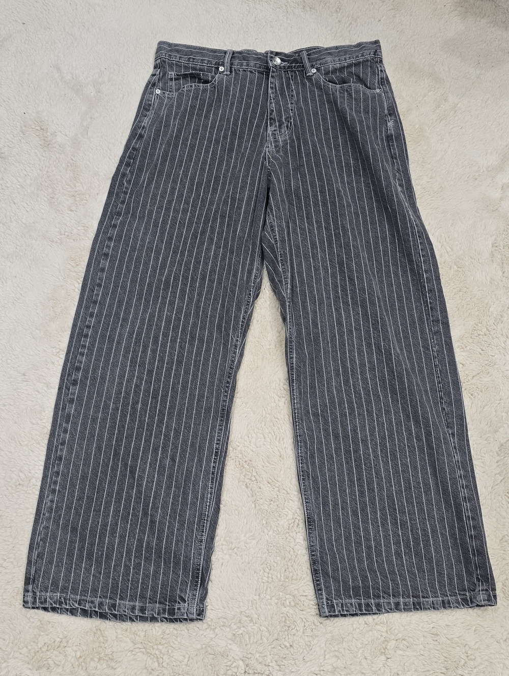 BDG Gray Pinstripe Jeans